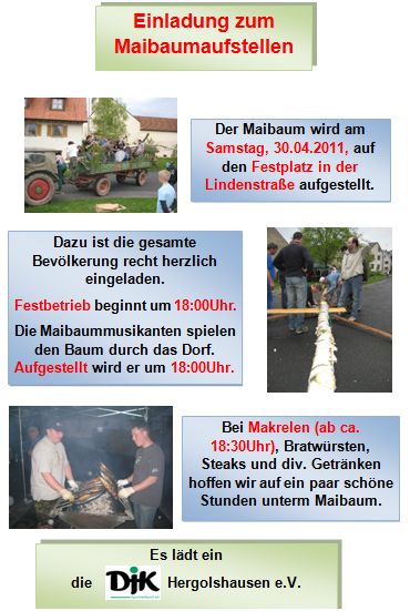 Plakat Maibau 2011